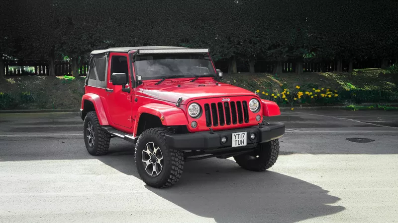 2017 Firecracker Red Jeep Wrangler Overland JK 2 Door 2.8 CRD