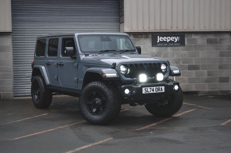 STORM-76, 2024 Anvil Gray Jeep Wrangler JL Sahara 4 Door 2.0L