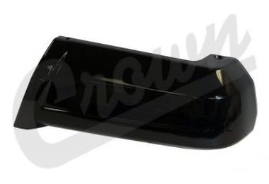 Bumper Cap (Rear Right-Gloss Black) XJ (5DY08DX8 / JM - 07227 / Crown Automotive)