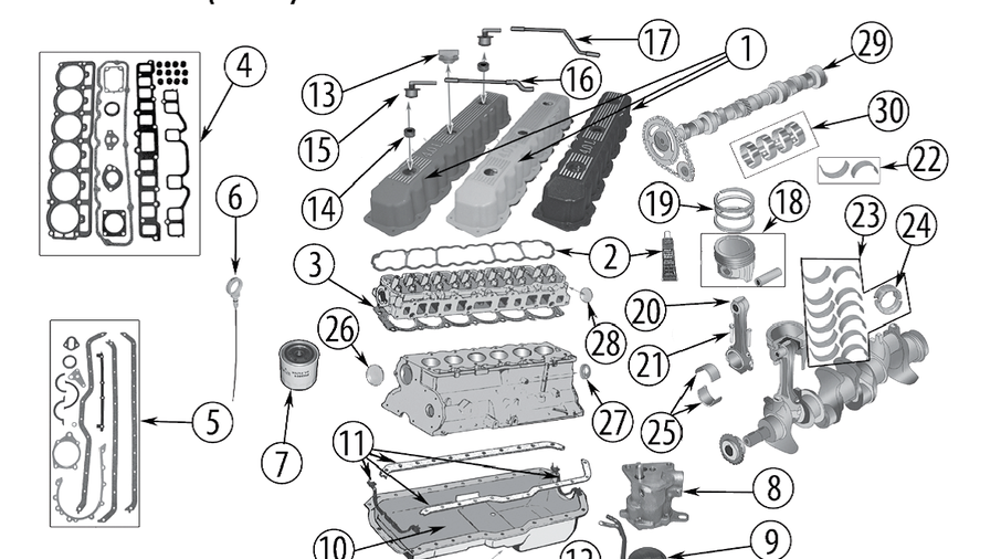 Crankshaft Thrust Bearing, 2.5, 4.2 & 4.0L (J8133253) | Jeepey - Jeep ...