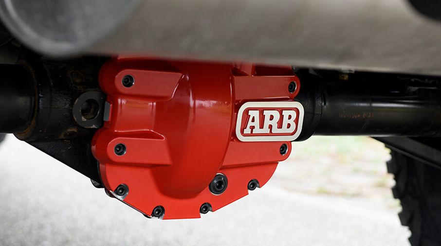 Front Dana 44 M210 Diff Guard Cover, Red, JL / JT Rubicon (0750011