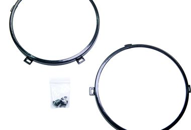 Headlight retainer set black  JK (68003772BLK / JM-07378 / DuraTrail)