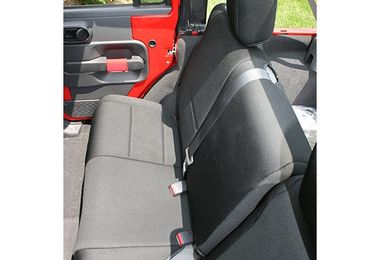 Neoprene Rear Seat Cover, Black, JK 2 Door (13265.01 / JM-03059/B / Rugged Ridge)