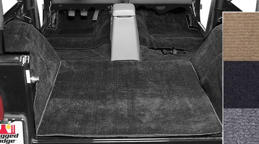 Deluxe Carpet Kit, Black, (13690.01 / JM-03888/b / Rugged Ridge)