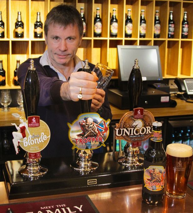 "Trooper": A New Cask And Bottled Ale From Iron Maiden And Robinsons Brewery.