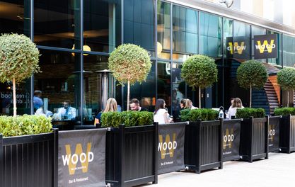 Video: Matty White takes to the terrace to sample Simon Wood’s more casual menu