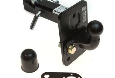 2" Receiver Hitch Drop Plate with Tow Ball (E-marked) (1501.75 / JM-05623 / DuraTrail)