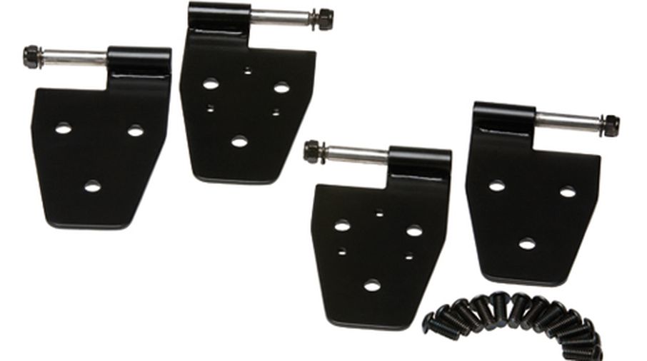 Door Hinges Black 4 Pieces    TJ (AS1526.22 / JM - 07315 / DuraTrail)