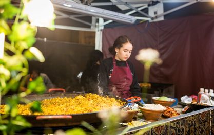 Get down – Fantastic streetwise eats at the MFDF Hub in Albert Square