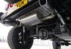 Axle Back Stainless Exhaust, ATAK, 3.6L JK (11860 / JM-04060 / Borla Exhaust)