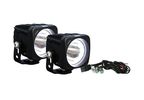 3.7” Optimus Square Halo LED Driving Lights x 2 Kit (XIL-OPH115KIT / JM-06094 / Vision X lighting)
