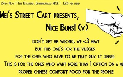 Nice Buns: Mei Mei's Street Cart presents supper club with unlimited steamed buns