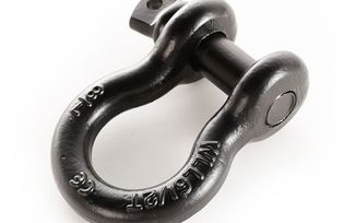 D-Ring Shackle, 7/8 inch, 13500 Lb, Black (11235.19 / JM-04692 / Rugged Ridge)