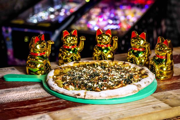 MAN Vs FOOD APPROVED ‘lucky lucky katsu curry’ PIZZA is Pedro's August Special