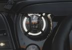 7" Lynx Halo - LED Sealed Beam Headlights, RHD (DA3462 / JM-06658/B / Britpart)