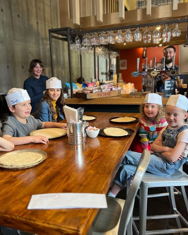 Kids can take part in free pizza workshops and eat for free at HOME throughout August