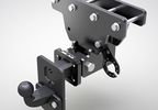 Trailer hitch with height adjustable ball mount, JK (E Marked) (AS1501.30 / JM-05804/A / DuraTrail)