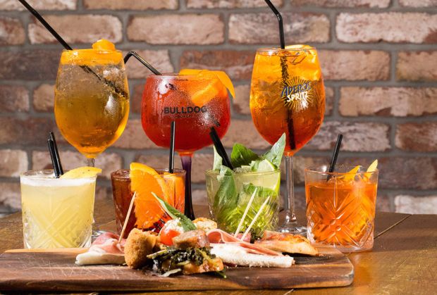 Aperitivo time at Salvi's – toasting the refreshing arrival of spring