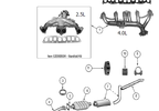 Exhaust Tailpipe Insulator XJ (52001759 / JM-00273 / Crown Automotive)