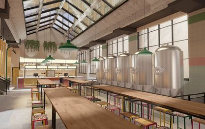 This is what the new Bundobust and its inaugural brewery will look like