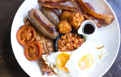 Breakfast while you bowl American style at Dog Bowl 