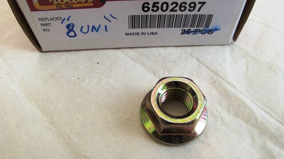 Flanged Hex Nut (U Bolt and Suspension) (6502697 / JM-00411SP / Crown Automotive)