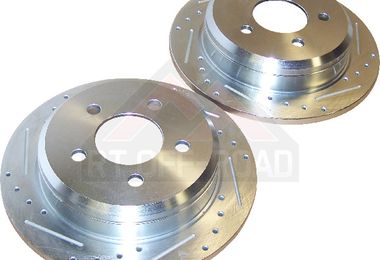 Brake Rotor Set (Rear; Drilled & Slotted) (RT31030 / JM-02485 / RT Off-Road)