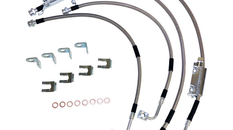 Stainless Steel Brake Hose Kit (RT31049 / JM-05342 / Crown Automotive)
