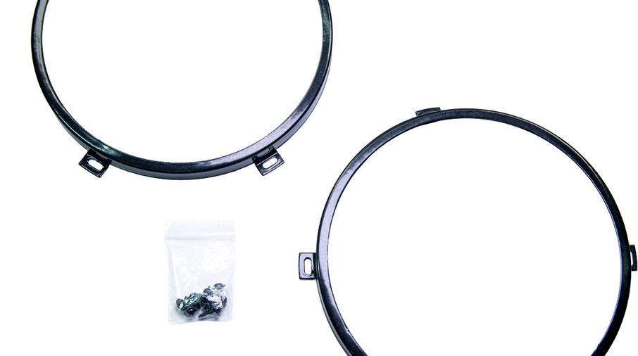 Headlight retainer set black  JK (68003772BLK / JM-07378 / DuraTrail)