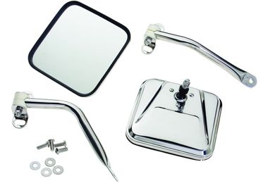 Complete Side Mirror Set (Stainless) (RT30001 / JM-05520 / Crown Automotive)