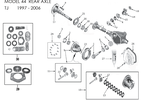 Axle Seal Retainer (Dana 44 TJ) (5010811AA / JM-00122 / Crown Automotive)