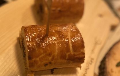 Drunken Butcher Iain’s hangover cure sausage roll in UK top three