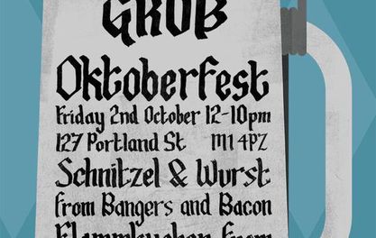 Raise your glass at the GRUB Oktoberfest this Friday 