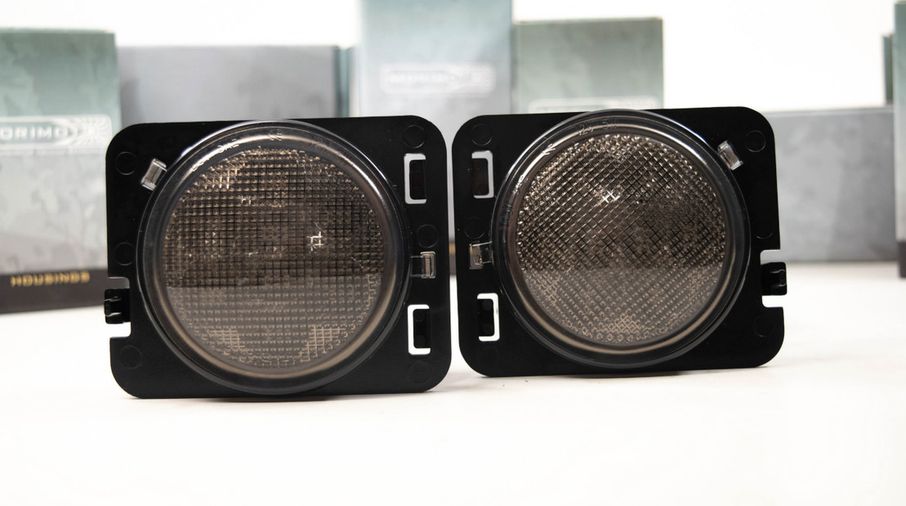 Smoked LED Sidemarker Lights, JK (LF0473 / JM-06758 / Morimoto)