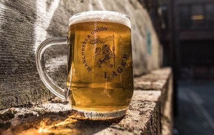 Manchester Union Lager – remember, we drank it for you first