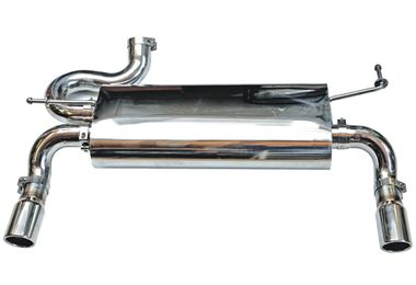 Stainless Axle Back Exhaust System, JK (0252.22 / JM-02937 / DuraTrail)