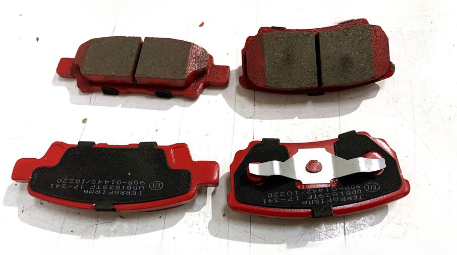 Rear Ceramic Brake Pad Set, MK 262mm (J3BM47541TF/ 5191271 / JM-05393/E / Terrafirma)