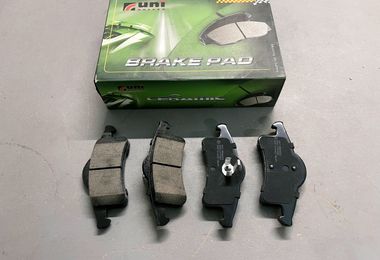 Brake Pad Set, Ceramic (Rear), WJ (5011970AC / JM-06257 / Allmakes 4x4)