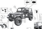 Wrangler TJ Front Fender (Left) (5003951AD / JM-00312 / Crown Automotive)