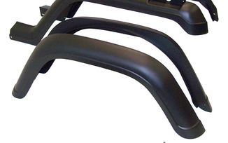 YJ 4 Piece Fender Flare Kit (5AHK / JM-03921 / Crown Automotive)