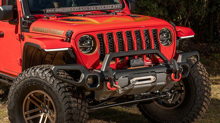 Venator & Arcus Front Bumper Overrider, JL, JT (11549.55) Jeepey Jeep parts, spares and