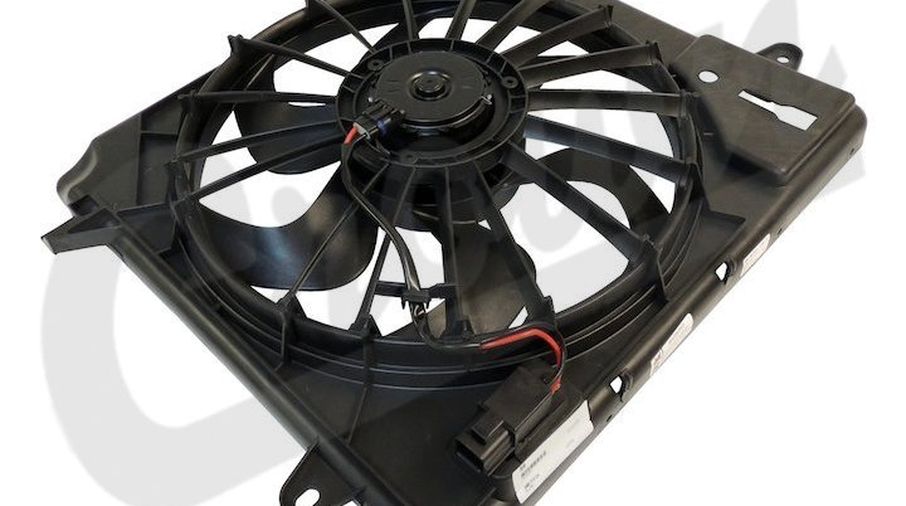Cooling Fan Module, 2.8 CRD and 3.8L, JK (68039595K / JM-03999 / Crown Automotive)