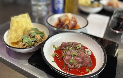 Critically acclaimed New Wave restaurant, District, now serves lunch at an amazing price
