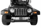 Grille Inserts, Chrome; 97-06 Jeep Wrangler TJ (11306.02 / JM-02945 / Rugged Ridge)