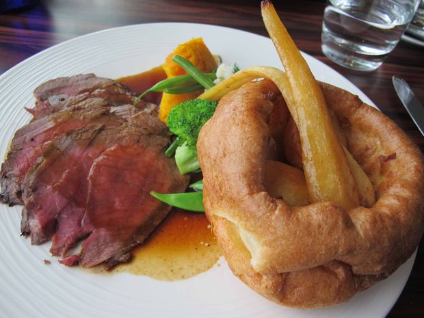 Neil Sowerby tackles a Sunday roast at Damson MediaCityUK 