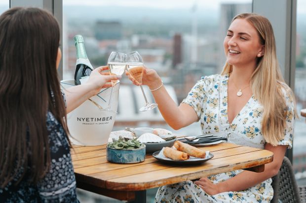 20 Stories transforms roof terrace into a Nyetimber Vineyard in the Sky for summer 
