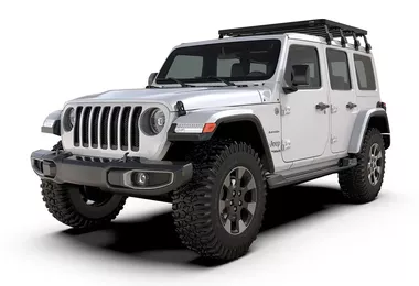 Gutter Mount Extreme Slimline II Half Rack, JL 4 Door (One Touch Roof) (KRJW040T / JM-07364 / Front Runner)