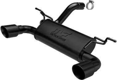 Axle back exhaust system dual tailpipe tip, JL (ASMF19388 / JM-07368 / Magnaflow)