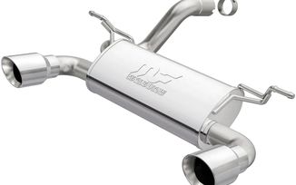 Axle back exhaust system dual tailpipe tip, JL (MF19385 / JM-06562 / Magnaflow)