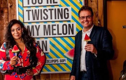 Welcoming East Street with a twist on melons – what else?
